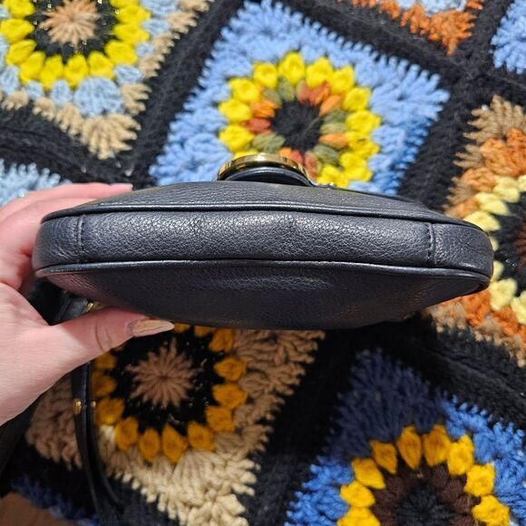 Tory Burch Black Crossbody Bag with Gold Accents - Picture 6 of 8